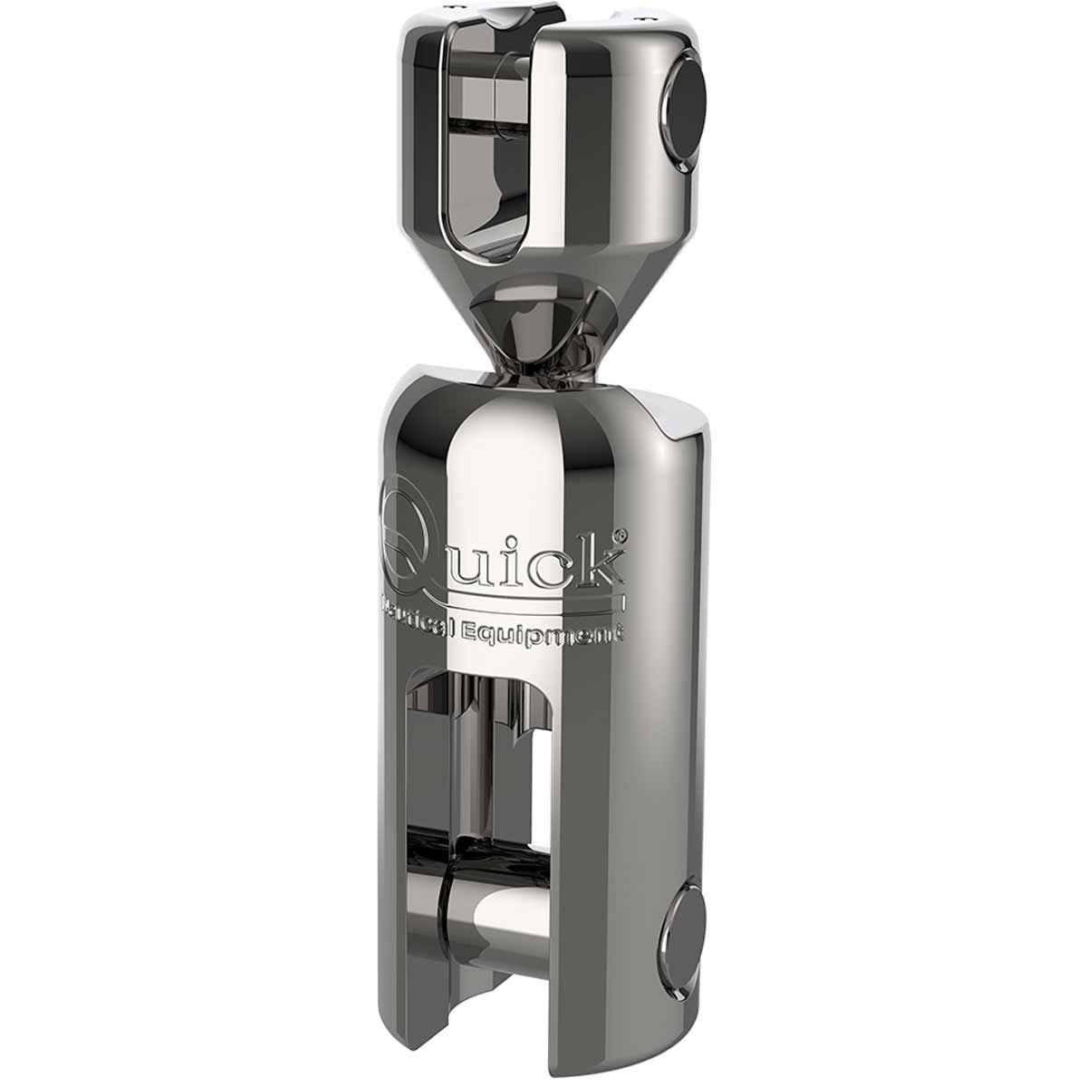 Quick Olympic Swivel (10-13mm Chain / 34kg / Satin Stainless Steel)