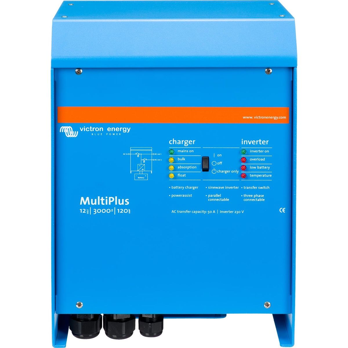 Victron MultiPlus Inverter/Charger (12V / 3000VA / 50A)