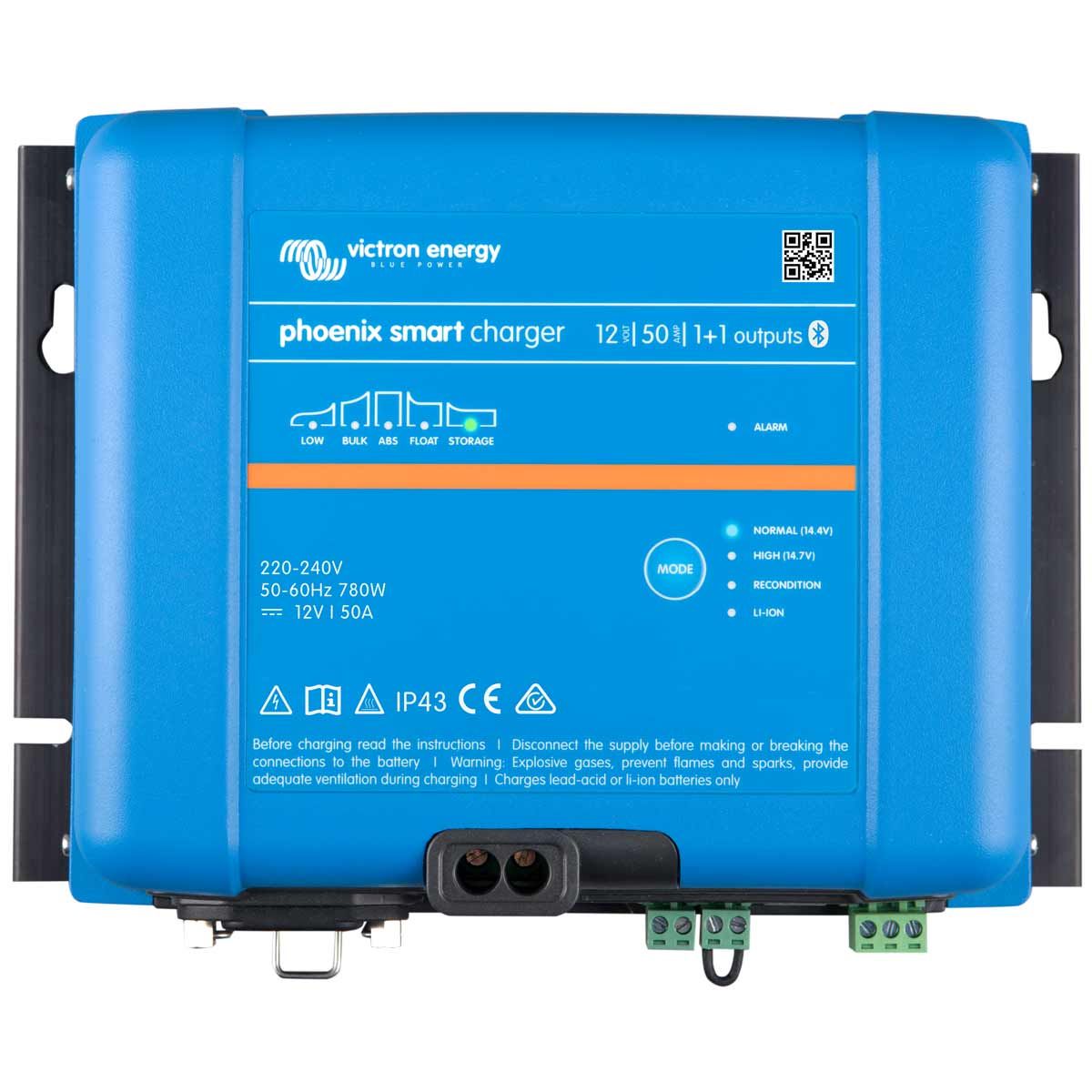 Victron Phoenix Smart IP43 Charger 1+1 (12V / 50A / 230V)