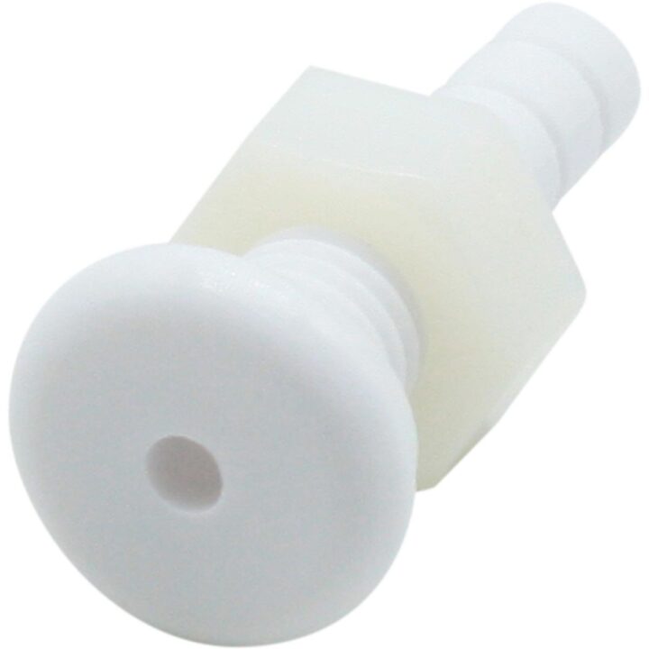 Vetus DOORB08P White Plastic Skin Fitting (8mm Hose Tail)