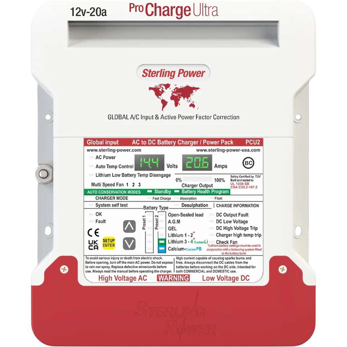 Sterling Power Battery Charger Pro-U (12V / 20A)