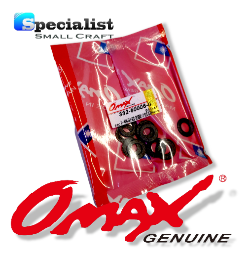 OMAX Lower Unit Oil Drain & Fill Screw Washer for Tohatsu & Merc/Mariner Outboards (pack of 10)