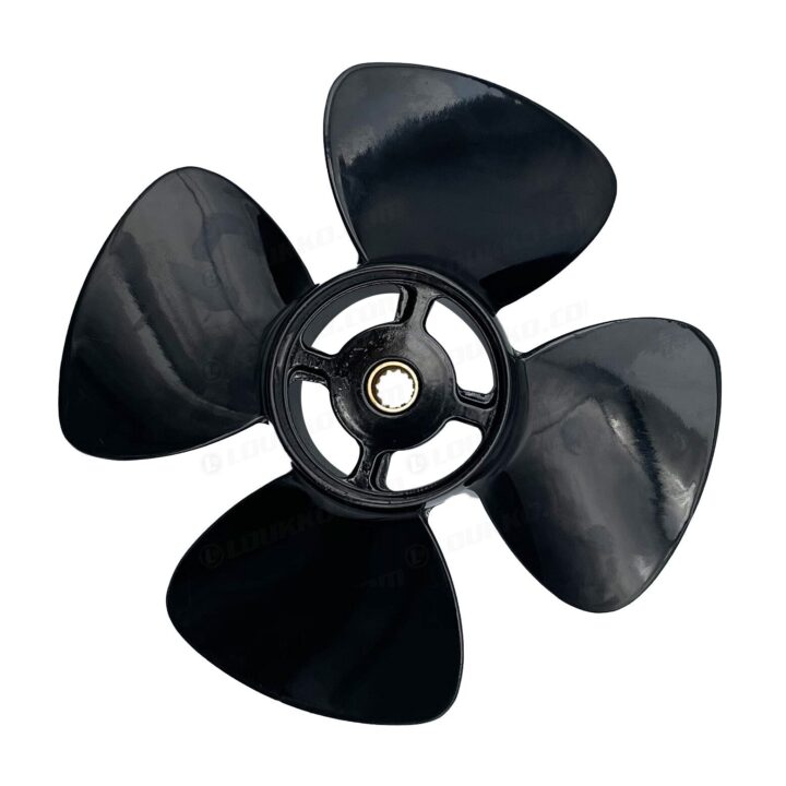 4-blade 9.9-20hp High Thrust Aluminium Propellers to suit Mercury Mariner & Tohatsu Outboards - 10" x 9"