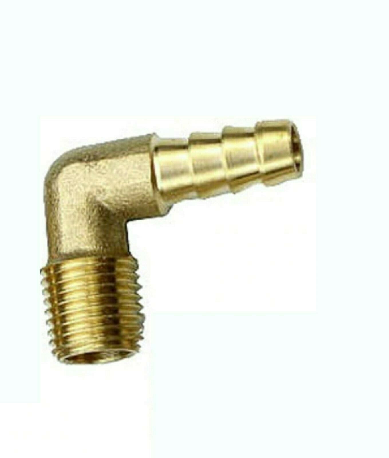 Brass Elbow 1/4″MNPT-3/8″ Barb