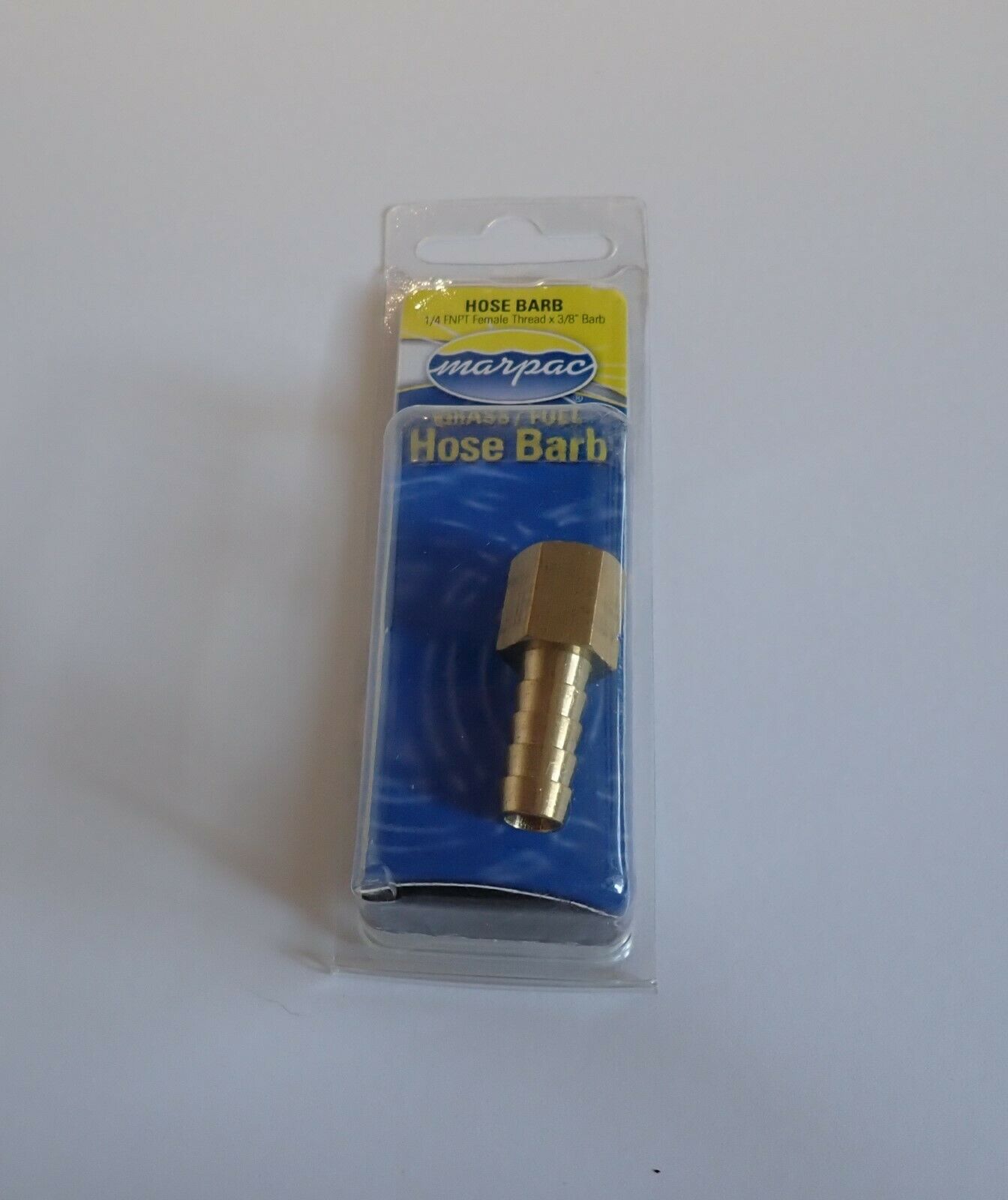 Brass Straight 1/4″Female NPT-3/8″ Barb