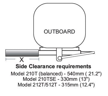 Admiral Tilt Tube Mount Unbalanced Cylinder Steering Kit for Outboards & Sterndrives (OBKIT3) - Image 3