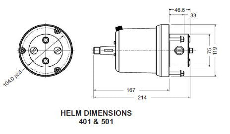 Admiral Fluid-Link Bullhorn Steering Kit for Twin Outboards to 600hp (OBKIT1-FL) - Image 4