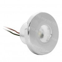 LED IP67 Courtesy Light with Stainless Bezel (3 colour options) - Red IP67 Soft Red Step / Courtesy Light with 316 Stainless Steel Faceplate - Image 2