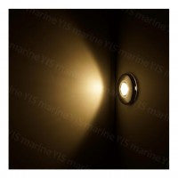 LED IP67 Courtesy Light with Stainless Bezel (3 colour options) - Red IP67 Soft Red Step / Courtesy Light with 316 Stainless Steel Faceplate - Image 4