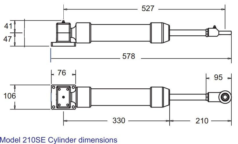 Admiral Series Unbalanced Cylinder Steering Kit for Inboards or Jets (IBKIT2) - Image 3