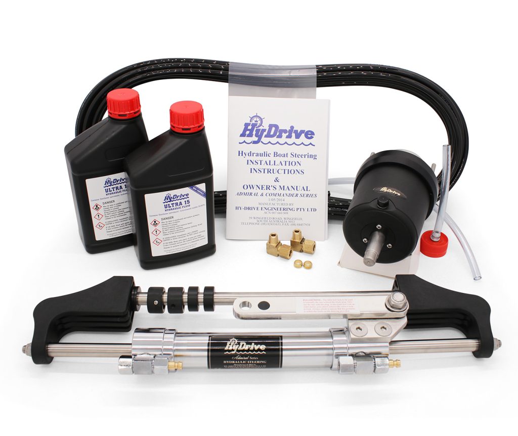 Admiral Bullhorn Steering Kit for Outboards up to 300hp (OBKIT1)