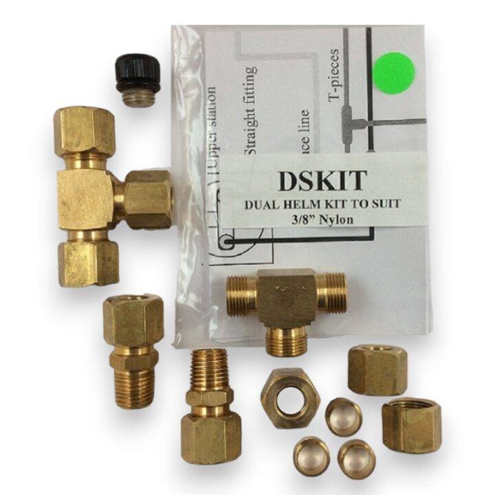 N8 / flexi hose Dual Station Kit for twin helm positions