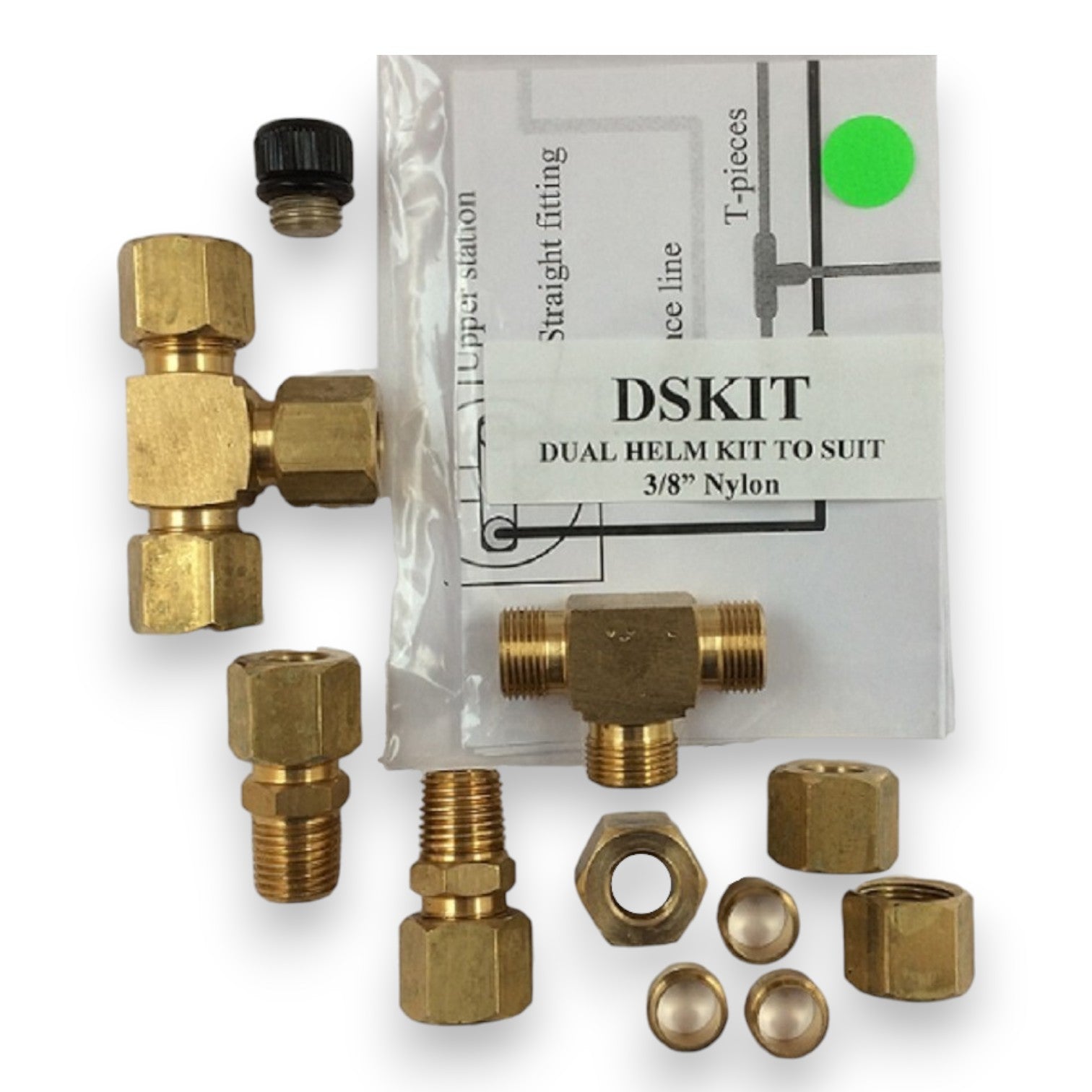 N8 / flexi hose Dual Station Kit for twin helm positions