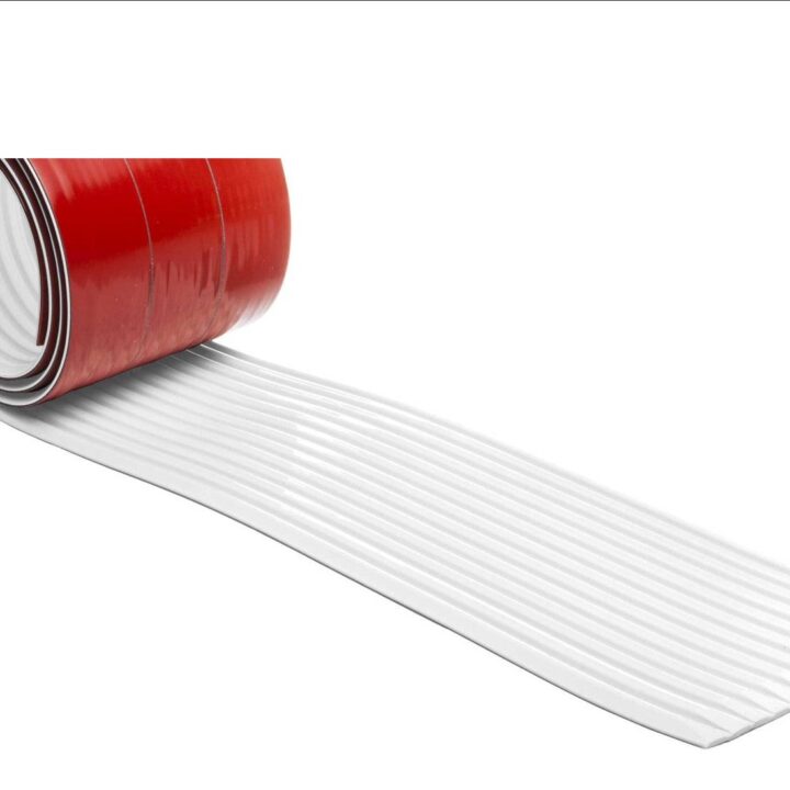 White KeelShield. Tough Urethane protection with 3M VHB backing (per foot)